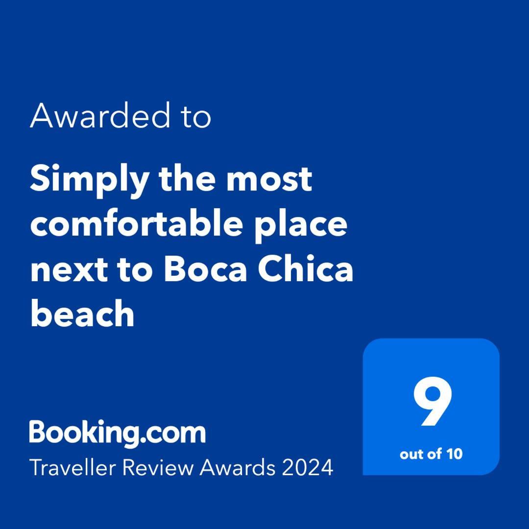 Simply The Most Comfortable Place Next To Boca Chica Beach Exteriör bild