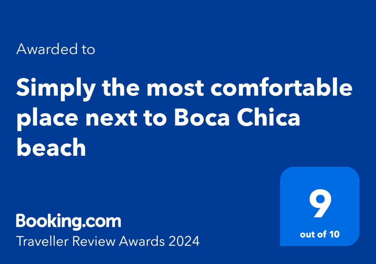 Simply The Most Comfortable Place Next To Boca Chica Beach Exteriör bild
